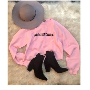 Boojie Crop Sweatshirt